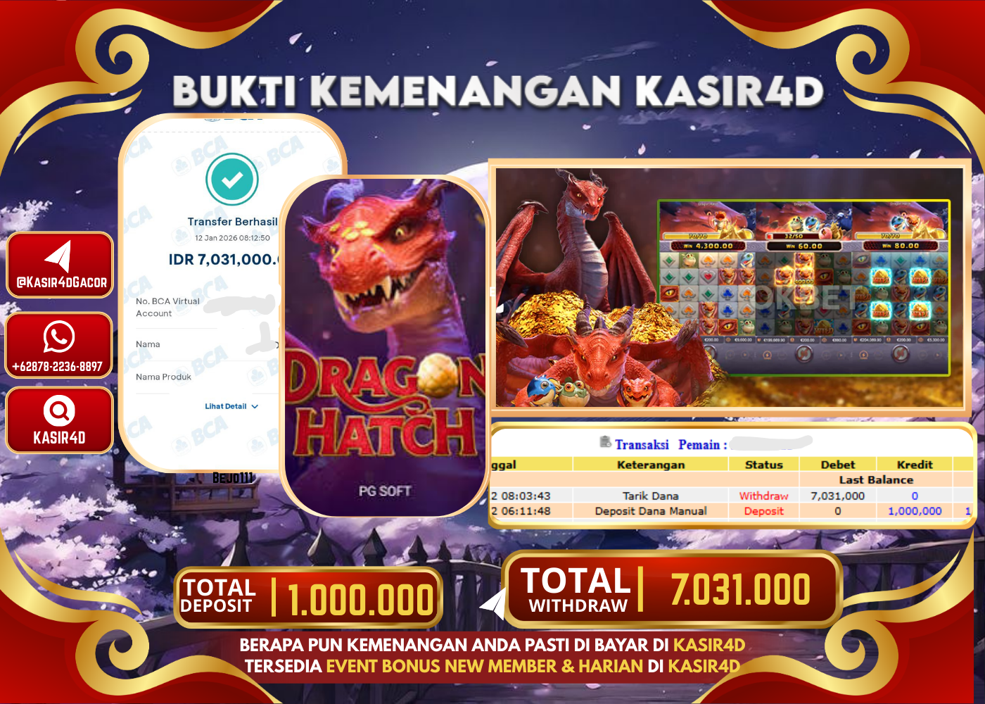 PG SOFT DRAGON HATCH