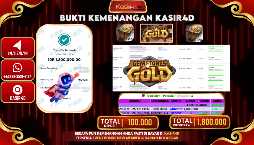 PG SOFT GEMSTONES GOLD